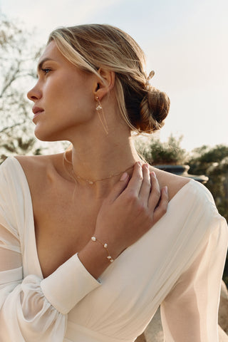Hummingbird - Dangling wedding earrings