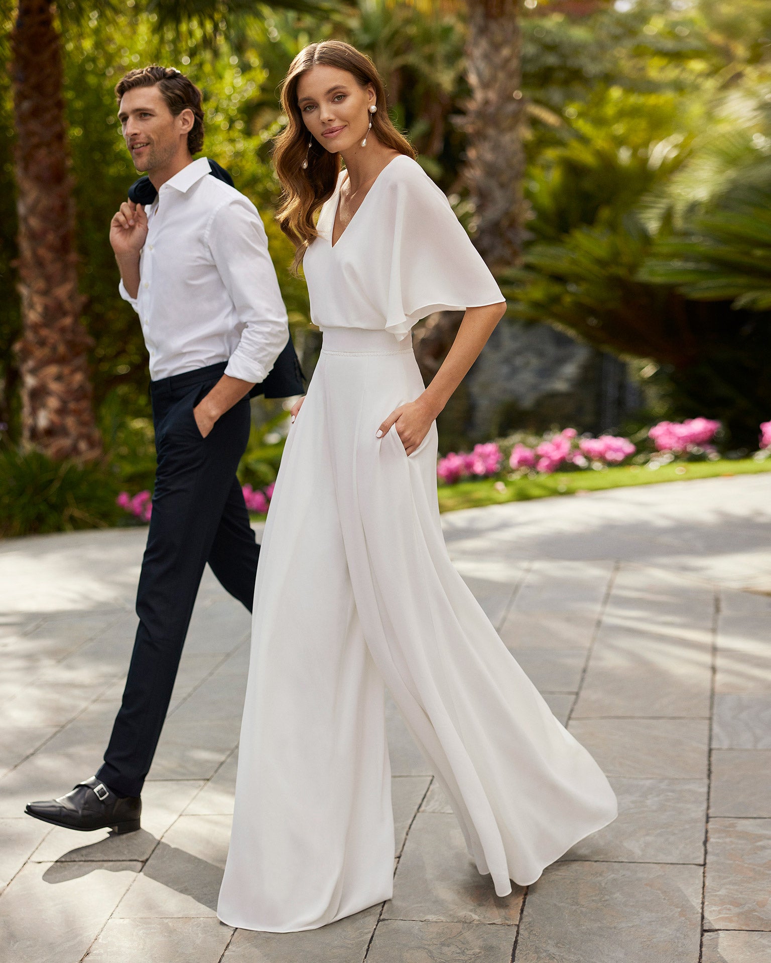 Shops tenue mariée pantalon