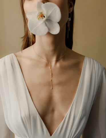 Envol - Light bridal necklace