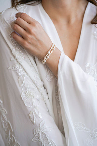 Cosmos - Bracelet double en perles