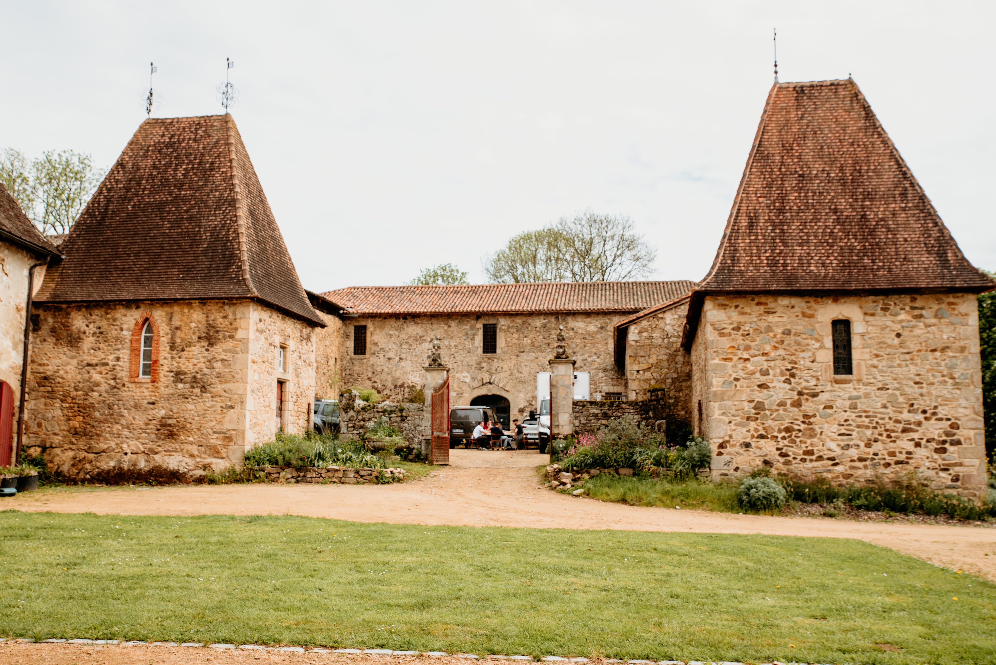 Lieu de réception champêtre d'un mariage