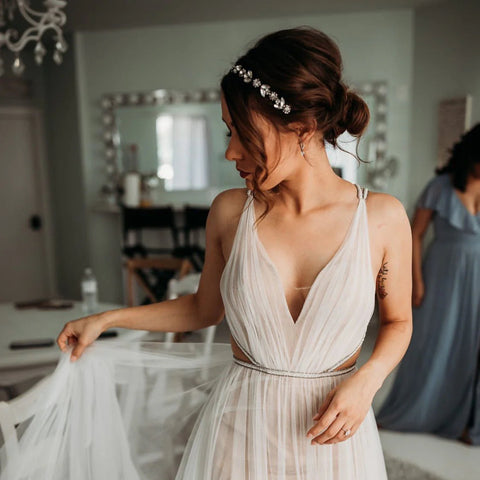 Ravie - Couronne cristaux mariage