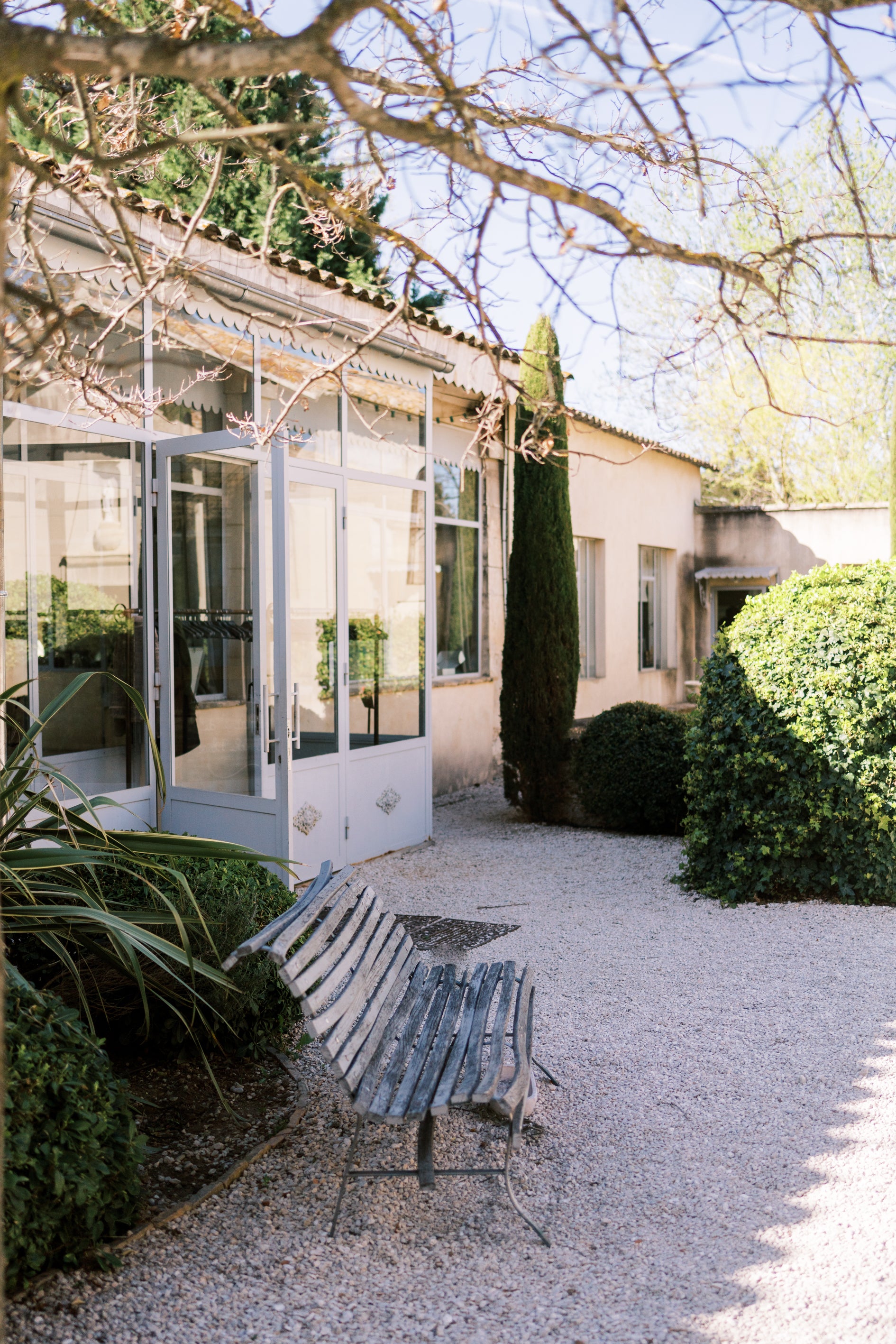 Terrasse du lieu de cérémonie pour le mariage 