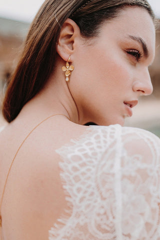 Naturelle - Floral earrings
