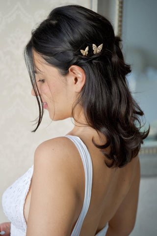 Papillon Lilac - Pic à cheveux délicat