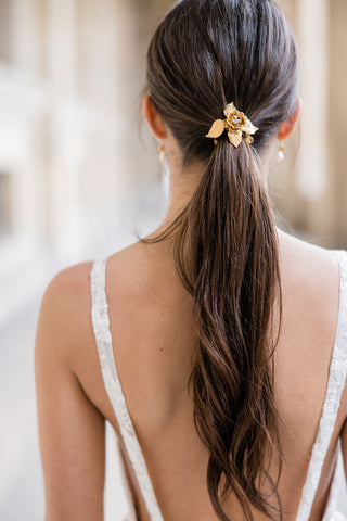 Hyacinthes - Floral Pony Barrette