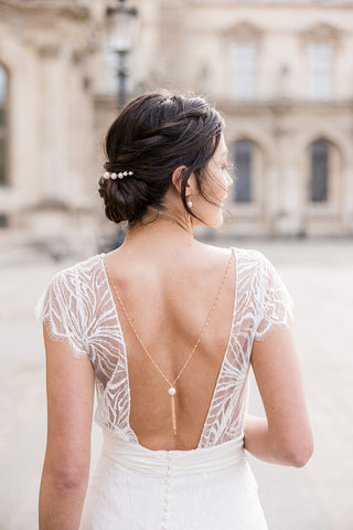 Gui - Dress jewelry with natural pearl 