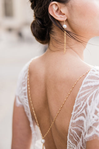 Gui - Natural pearl drop earrings