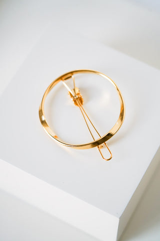 Eternelle - Barrette Minimaliste torsadée